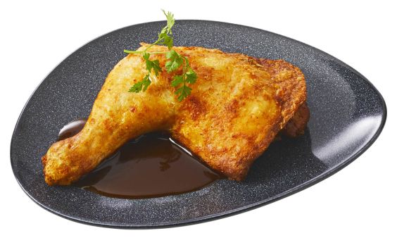 Zoutarm Kippenbout met kippenjus